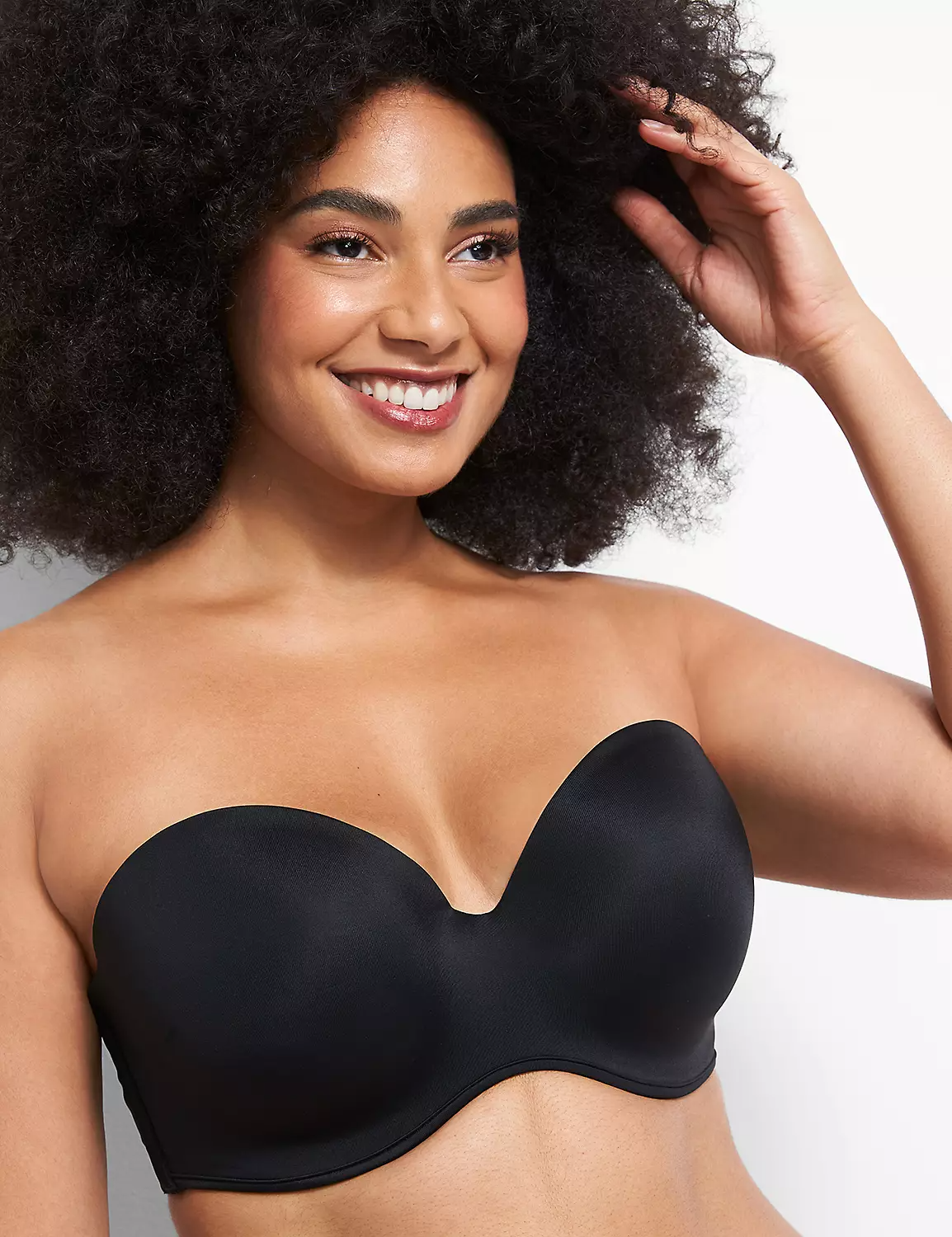 Propagace - Plus size odnímatelná podprsenka bandeau