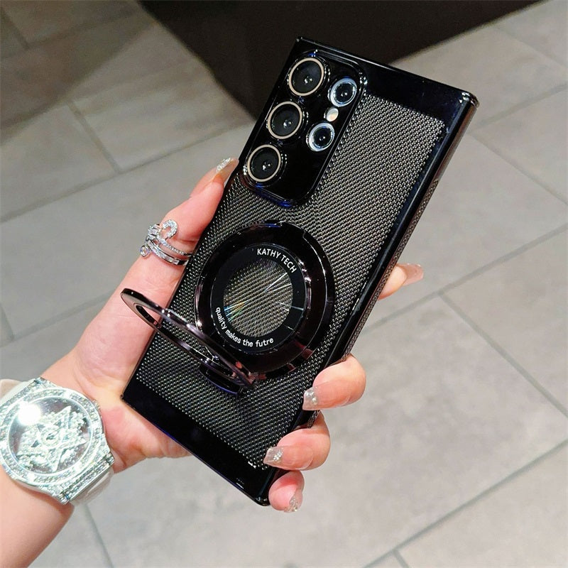 Pouzdro na telefon s magnetickým kroužkovým stojánkem pro řadu Galaxy