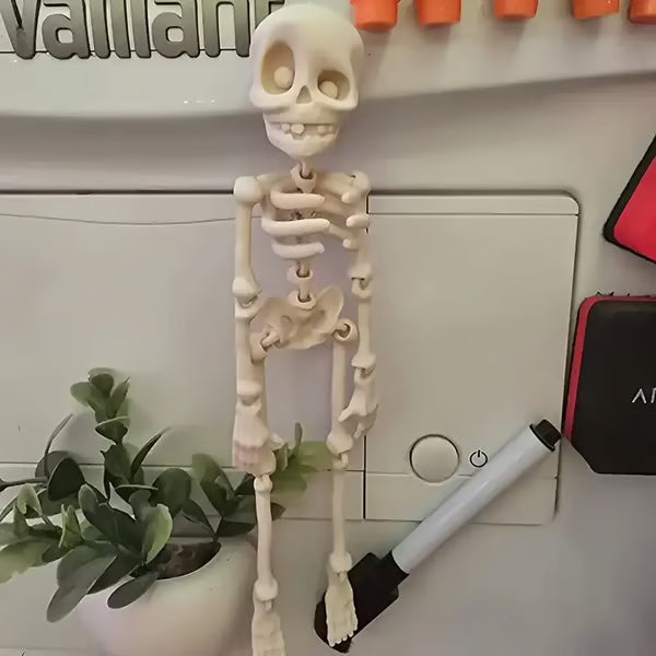 【Kupte 1, dostanete 1 zdarma】3D tištěná magnetická figurka vintage kostry 🎃