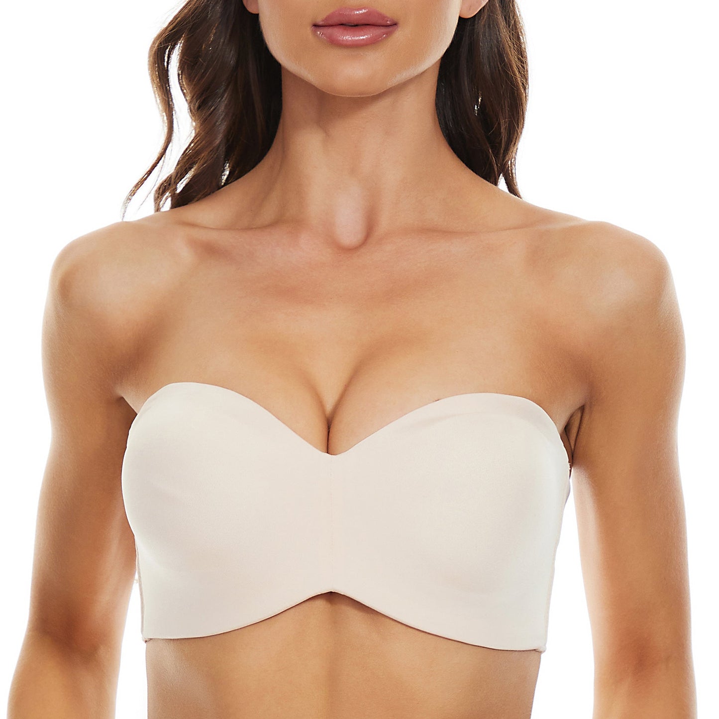 Propagace - Plus size odnímatelná podprsenka bandeau
