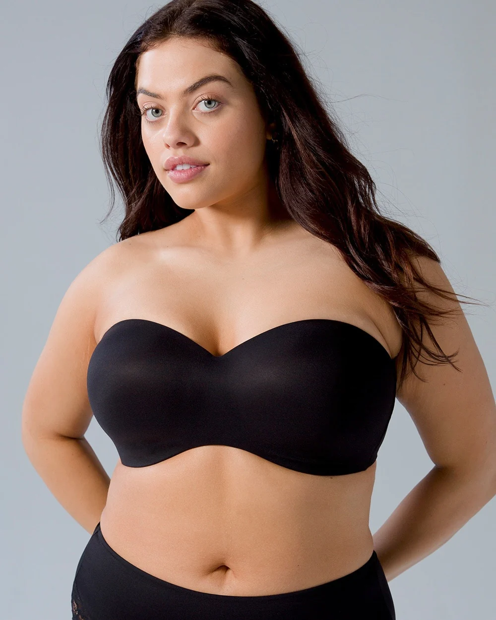 Propagace - Plus size odnímatelná podprsenka bandeau