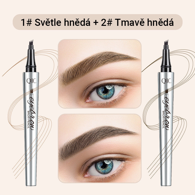 Víceúčelová tužka na obočí se 4 hroty (2 ks)
