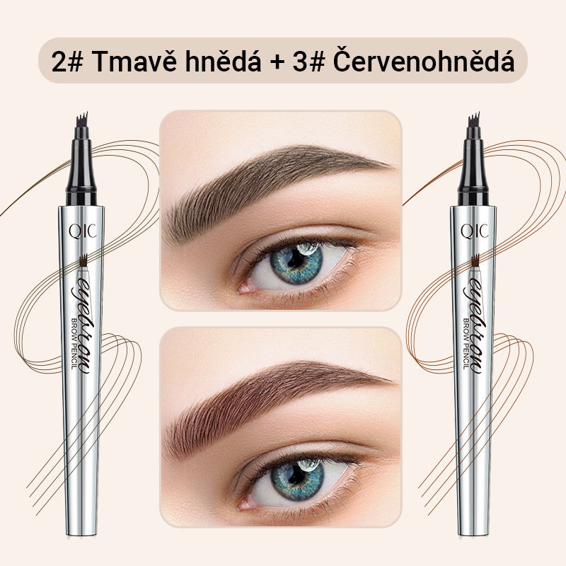 Víceúčelová tužka na obočí se 4 hroty (2 ks)