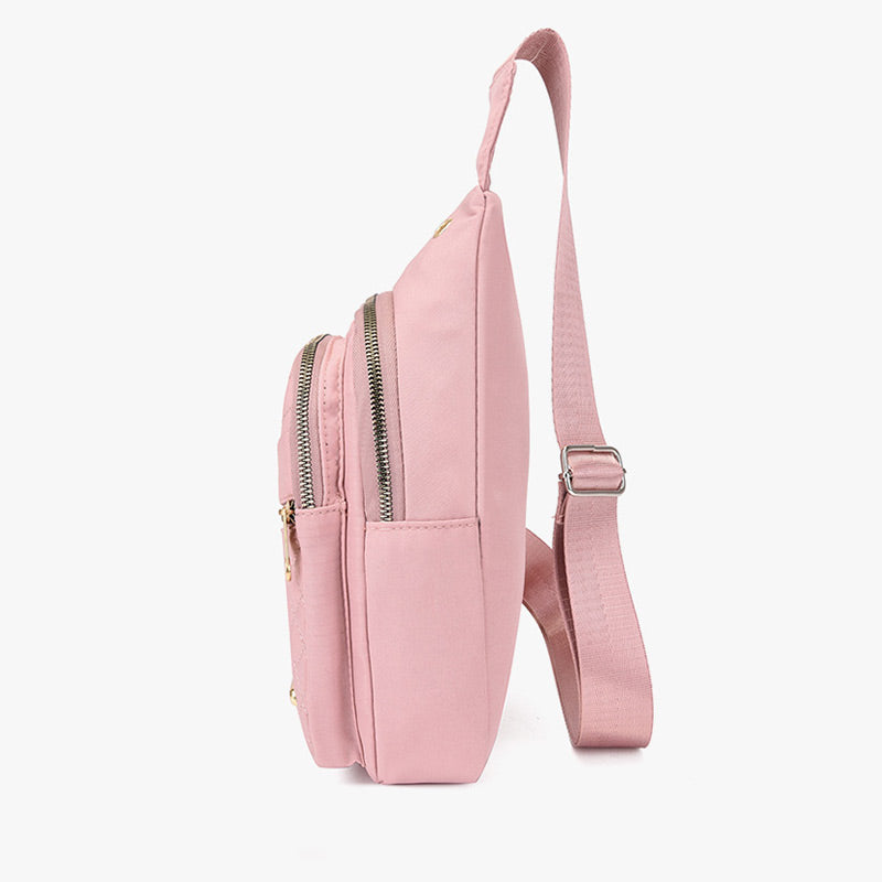 💖 Vícekomorová taška na zip s otvorem pro kabel