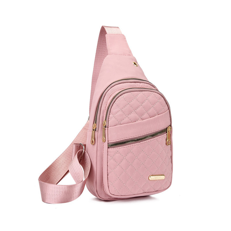 💖 Vícekomorová taška na zip s otvorem pro kabel