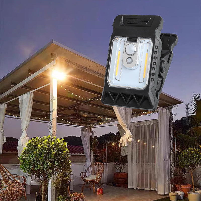 💡 Venkovní solární lampa s klipem a pohybovým senzorem 🔥Kupte 2 a získejte 1 zdarma