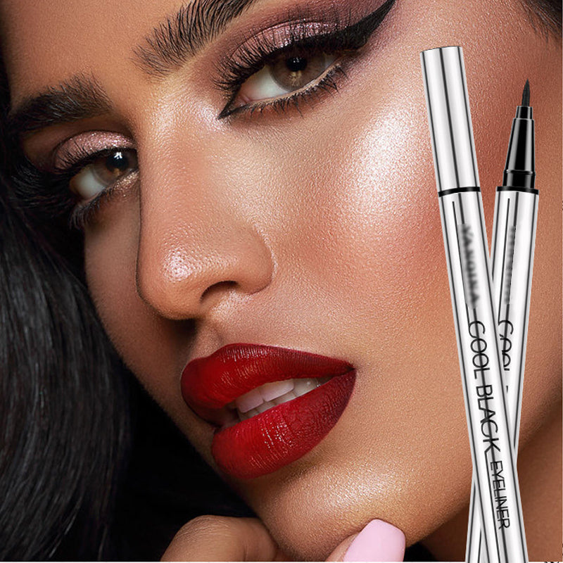 ✨ Voděodolná a Nerozmazatelná Oční Linka | Vydrží Celý Den – Hladká a Sytá Barva – Perfektní Linka Každý Den ⏳🖋️💧