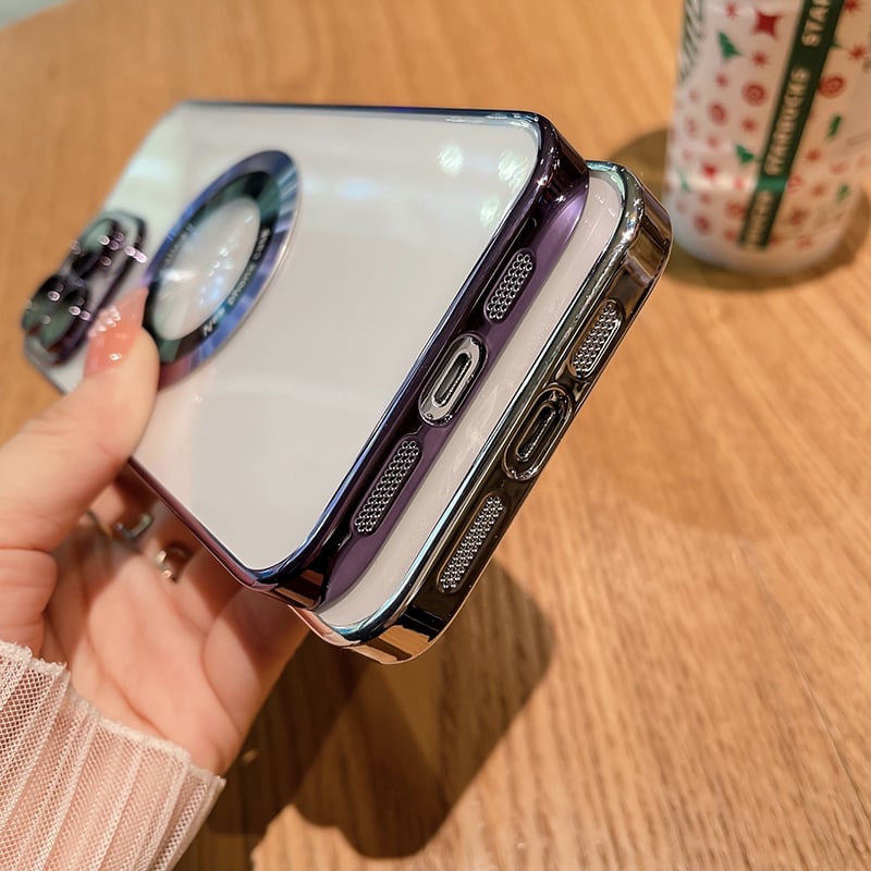 Průhledné magnetické pouzdro na iPhone