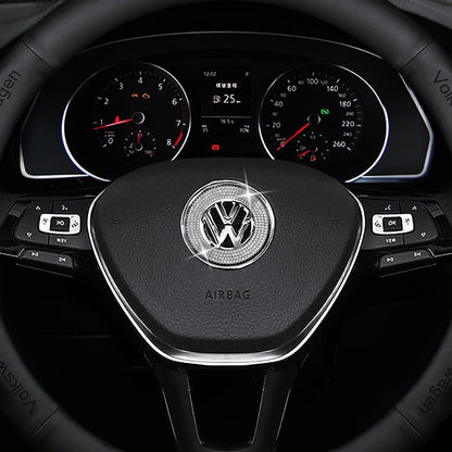 HOT SALE🎉50% OFF🎉Creative Steering Wheel Crystal Sticker