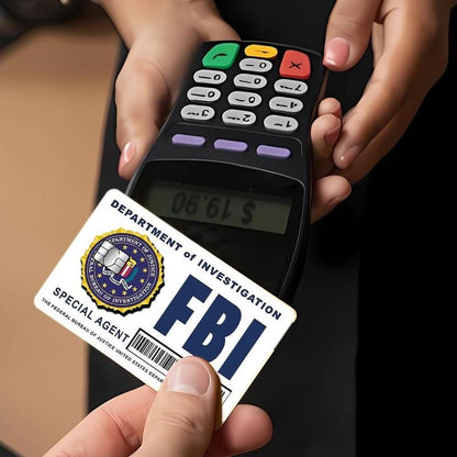 🔥Poslední den 49% SLEVA – Sada skinů pro karty tajných agentů: Designy FBI/ICE  • Cosplay a dárkové samolepky