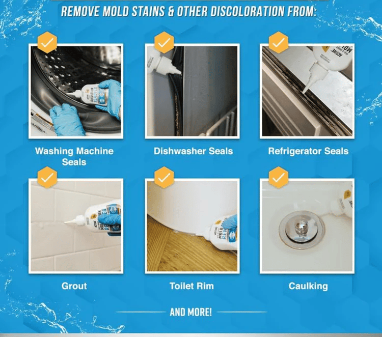 🚿 Účinný gel na odstranění plísní a hub ze všech povrchů