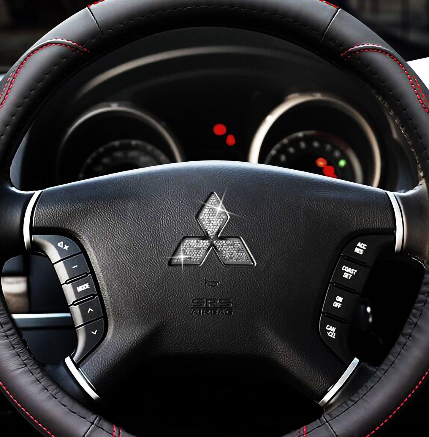 HOT SALE🎉50% OFF🎉Creative Steering Wheel Crystal Sticker