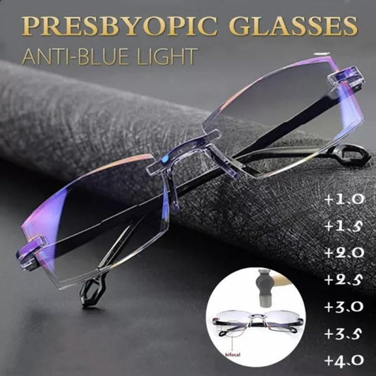 Brýle pro dvojí použití s progresivním anti-Blue Ray na dálku a na blízko
