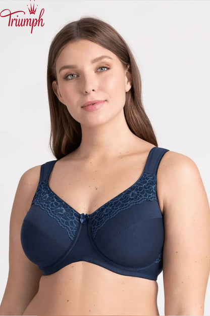 Triumph - (3 ks) Bavlněná podprsenka s kosticemi
