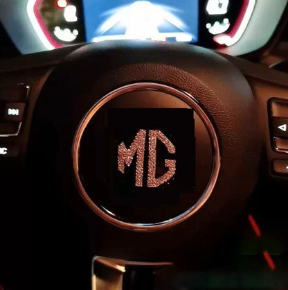 HOT SALE🎉50% OFF🎉Creative Steering Wheel Crystal Sticker