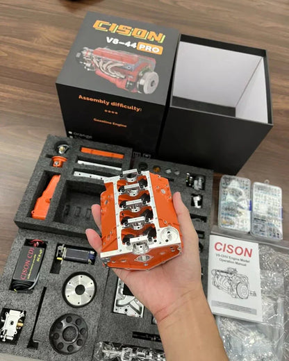 100% vlastní výroba🔥 burácející model motoru V8!