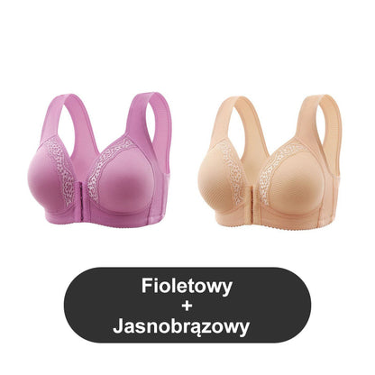 Prodyšná - Podprsenka nadměrné velikosti bez ocelového kroužku [1+1 zdarma]