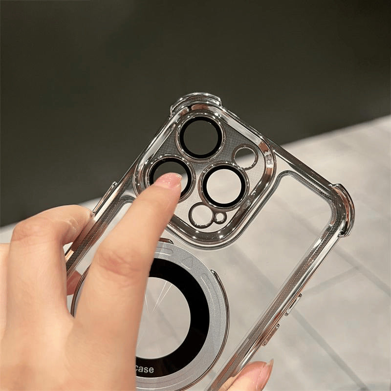 📱Magnetický kryt s držákem proti pádu pro Phone