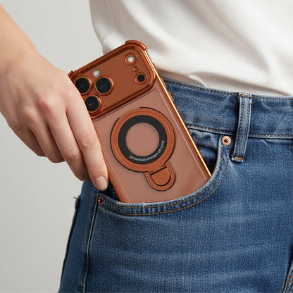 📱Magnetický kryt s držákem proti pádu pro Phone