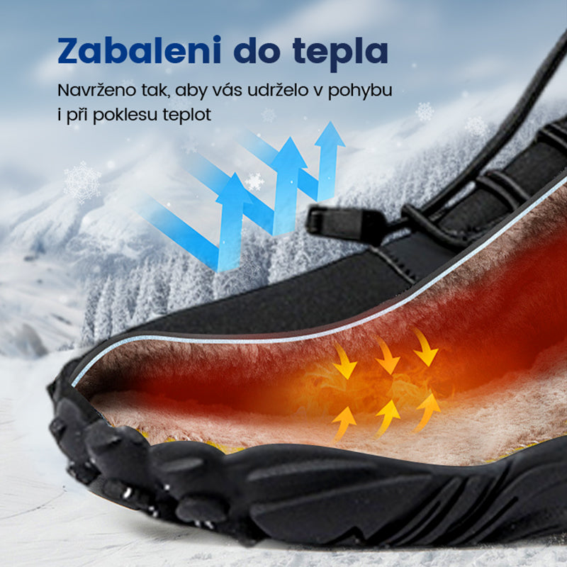 NEKLOUZAVÁ A NEPROMOKAVÁ ZIMNÍ BAREFOOT OBUV (UNISEX)👟