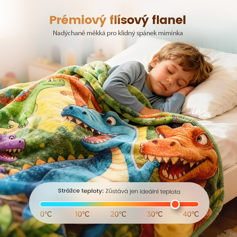 Umělecký potisk Flanelová přikrývka