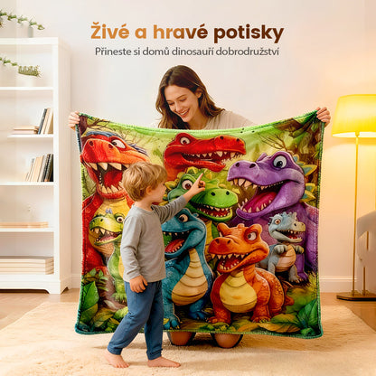 Umělecký potisk Flanelová přikrývka