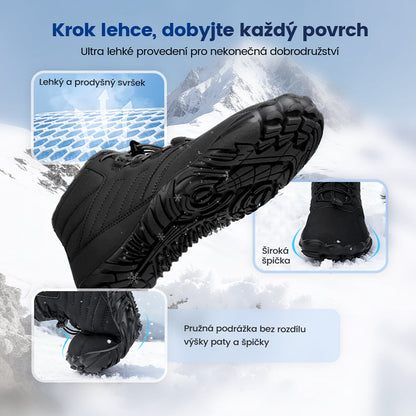 NEKLOUZAVÁ A NEPROMOKAVÁ ZIMNÍ BAREFOOT OBUV (UNISEX)👟