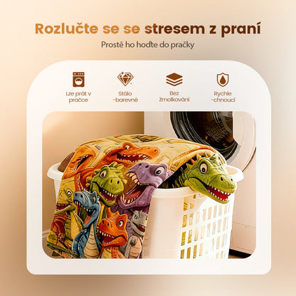 Umělecký potisk Flanelová přikrývka