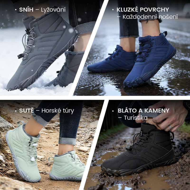 NEKLOUZAVÁ A NEPROMOKAVÁ ZIMNÍ BAREFOOT OBUV (UNISEX)👟