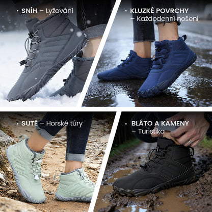 NEKLOUZAVÁ A NEPROMOKAVÁ ZIMNÍ BAREFOOT OBUV (UNISEX)👟