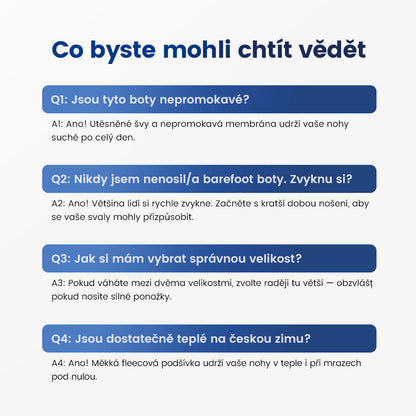 NEKLOUZAVÁ A NEPROMOKAVÁ ZIMNÍ BAREFOOT OBUV (UNISEX)👟