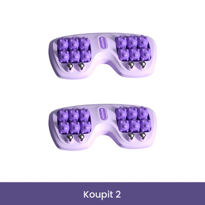 💜🦶 Přenosný dvojitý masážní válec na chodidla