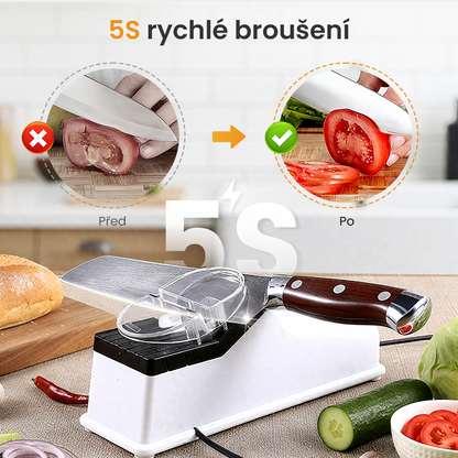 🔥49% sleva na horké produkty 🔥 Elektrický brousek na nože