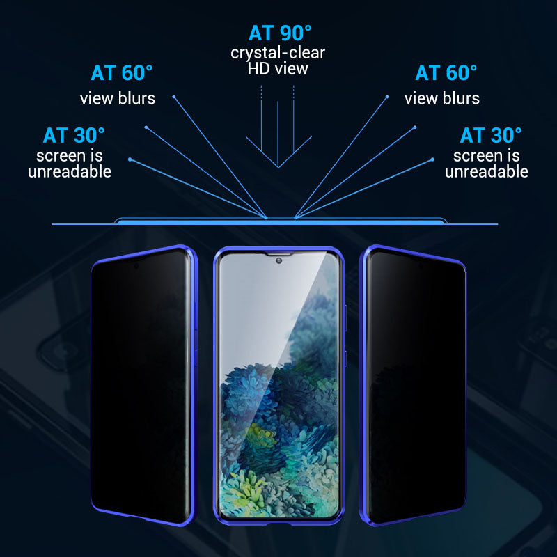 ✨ 📱35K+PRODÁNO!! Oboustranné pouzdro z tvrzeného skla pro telefony Samsung řady S23-S25
