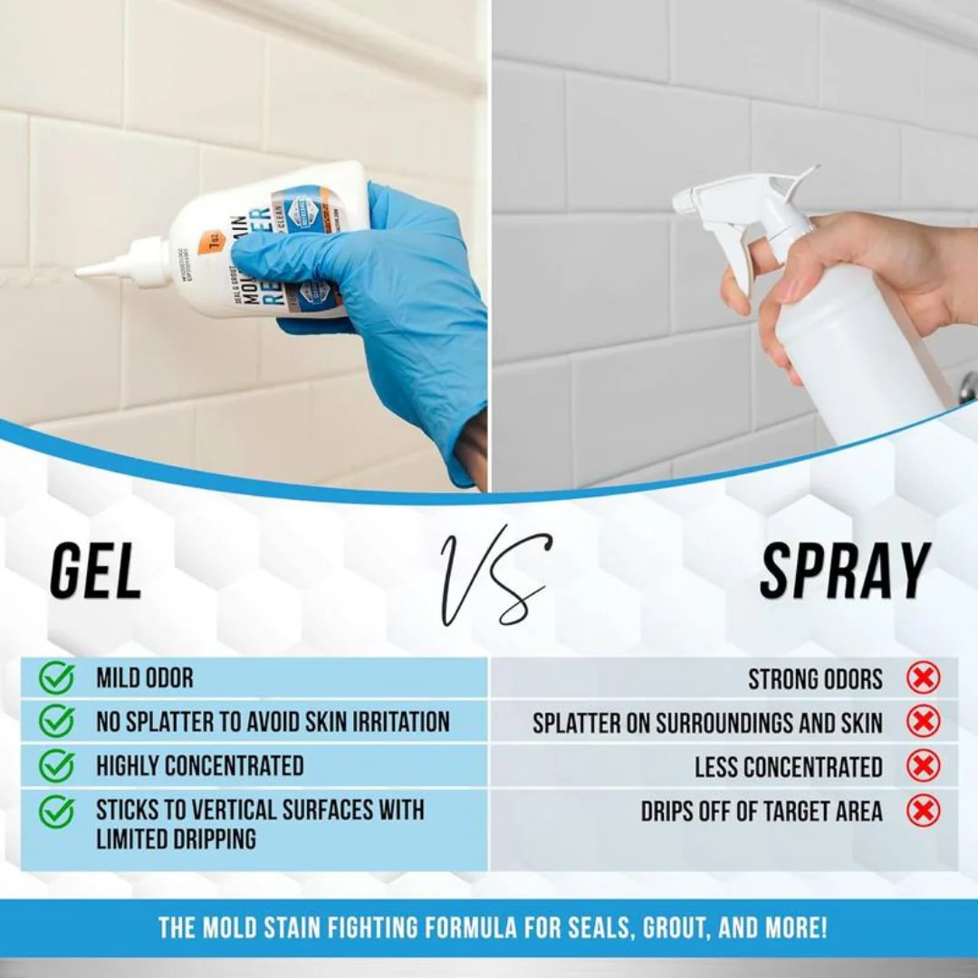 🚿 Účinný gel na odstranění plísní a hub ze všech povrchů