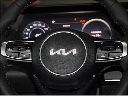 HOT SALE🎉50% OFF🎉Creative Steering Wheel Crystal Sticker