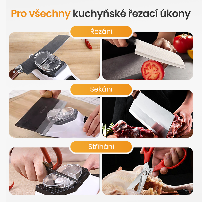 🔥49% sleva na horké produkty 🔥 Elektrický brousek na nože