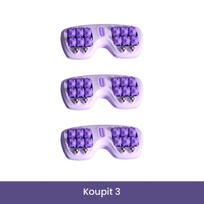 💜🦶 Přenosný dvojitý masážní válec na chodidla