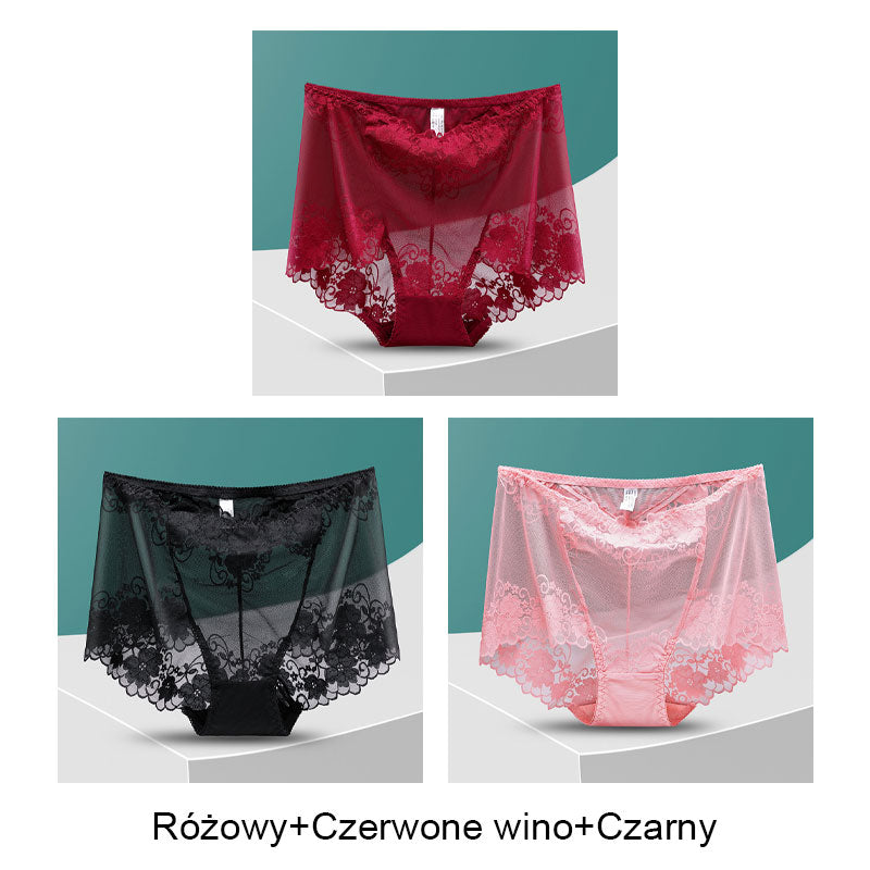 💝Ručně vyráběné dámské kalhotky z hedvábné krajky