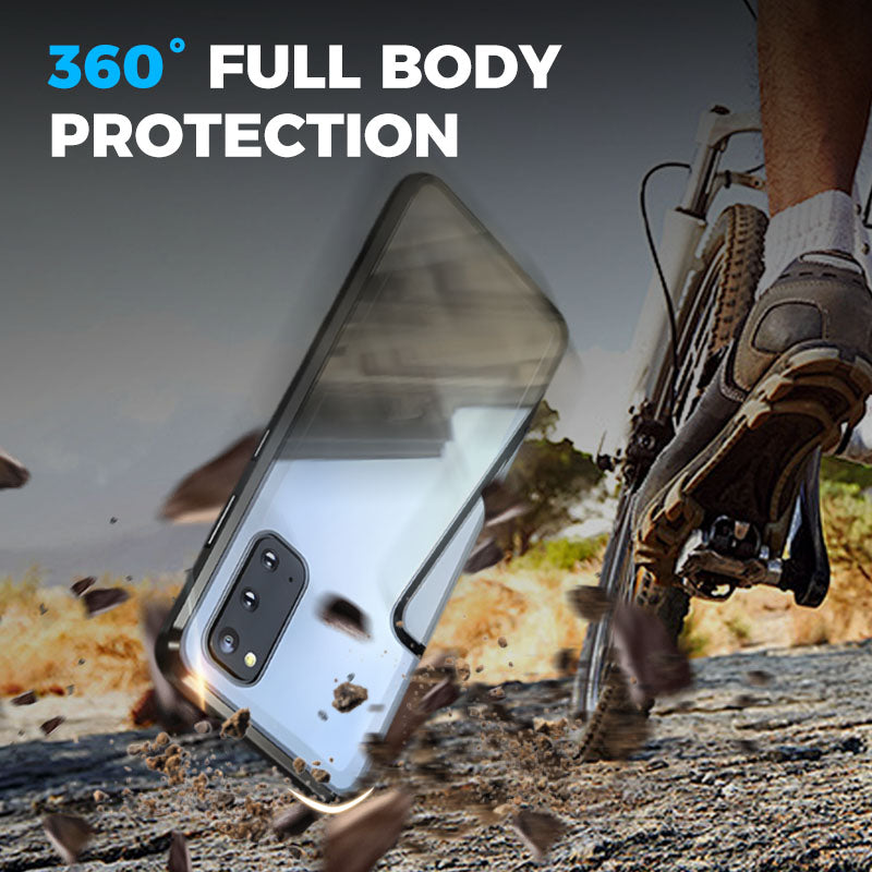 ✨ 📱35K+PRODÁNO!! Oboustranné pouzdro z tvrzeného skla pro telefony Samsung řady S23-S25