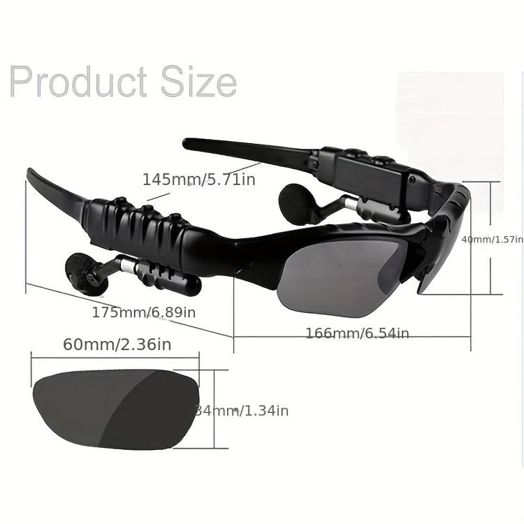2024 Bluetooth bezdrátové sportovní brýle s polarizací