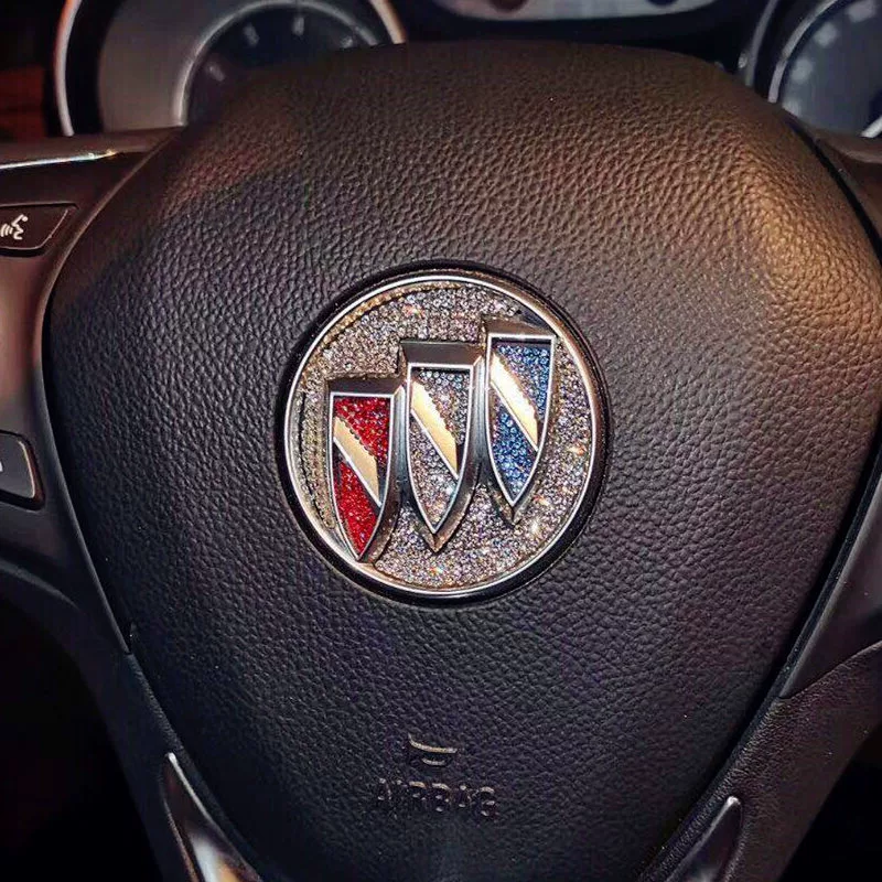 HOT SALE🎉50% OFF🎉Creative Steering Wheel Crystal Sticker