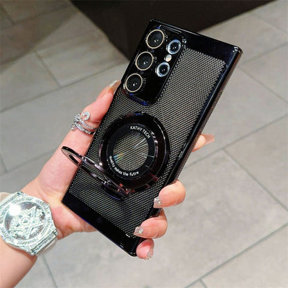 Pouzdro na telefon s magnetickým kroužkovým stojánkem pro řadu Galaxy