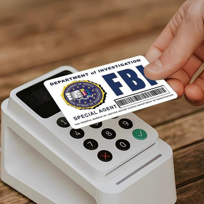 🔥Poslední den 49% SLEVA – Sada skinů pro karty tajných agentů: Designy FBI/ICE  • Cosplay a dárkové samolepky