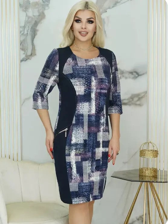 🎁【Kupite 1, dobite 1 bezplačno】 【S-5XL】👗Nová modna karirasta obleka 2024, elegantna in preprosta