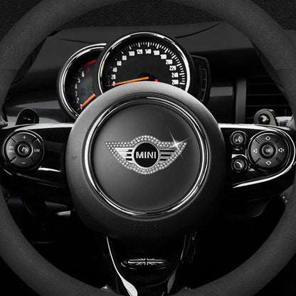 HOT SALE🎉50% OFF🎉Creative Steering Wheel Crystal Sticker