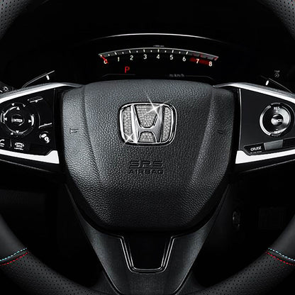 HOT SALE🎉50% OFF🎉Creative Steering Wheel Crystal Sticker
