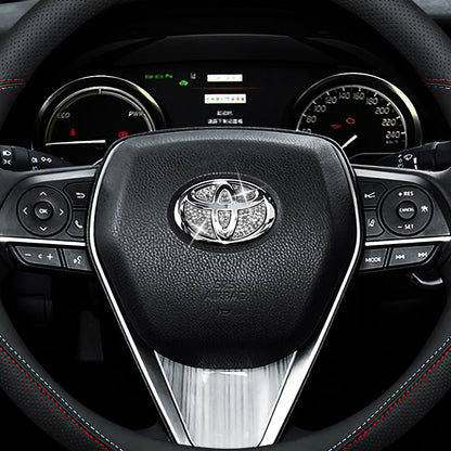 HOT SALE🎉50% OFF🎉Creative Steering Wheel Crystal Sticker