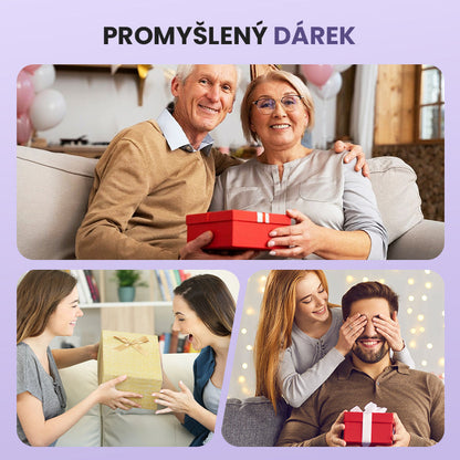 💜🦶 Přenosný dvojitý masážní válec na chodidla