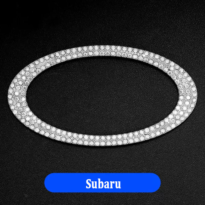 HOT SALE🎉50% OFF🎉Creative Steering Wheel Crystal Sticker